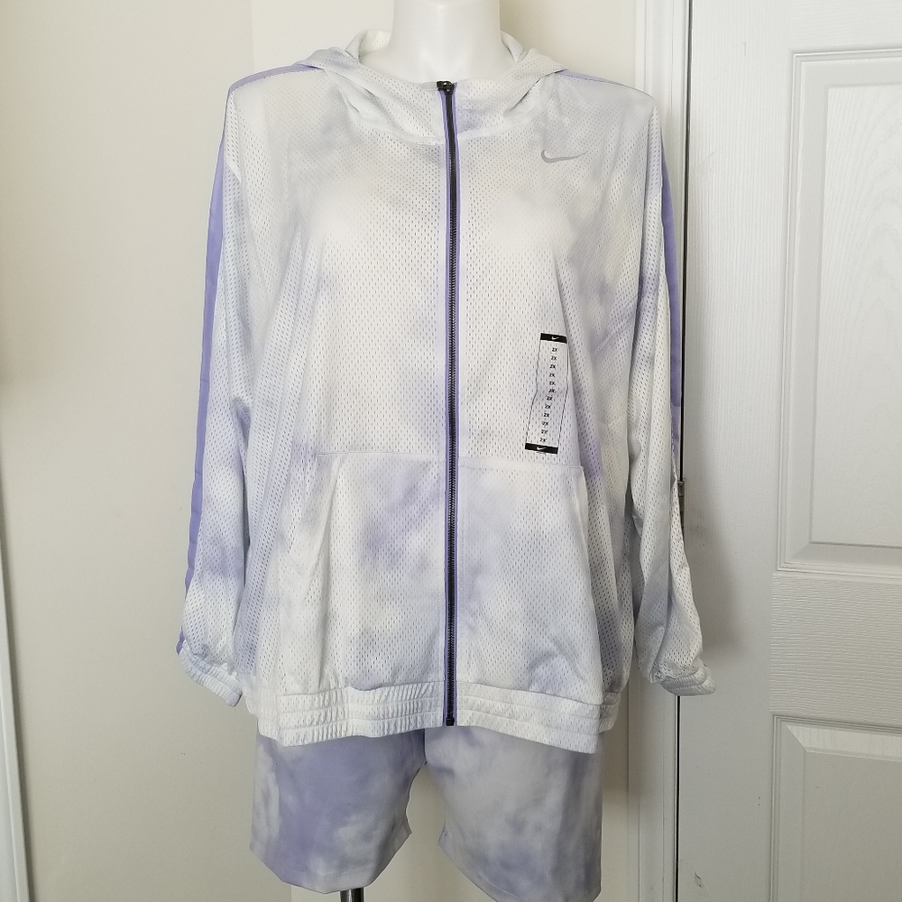 NIKE ONE ICON JACKET & SHORTS(PLUS SIZE)